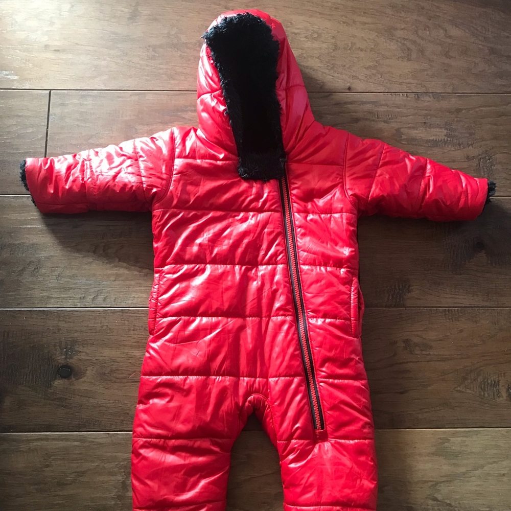 Toddler Spyder reversible snowsuit